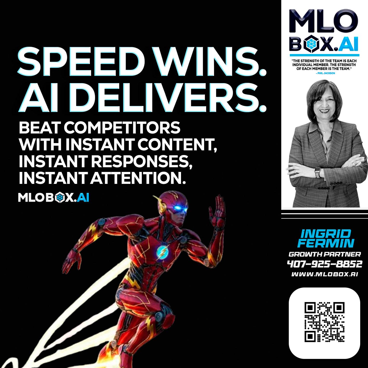 SPEED WINS - Ingrid Fermin -Loan Originator
