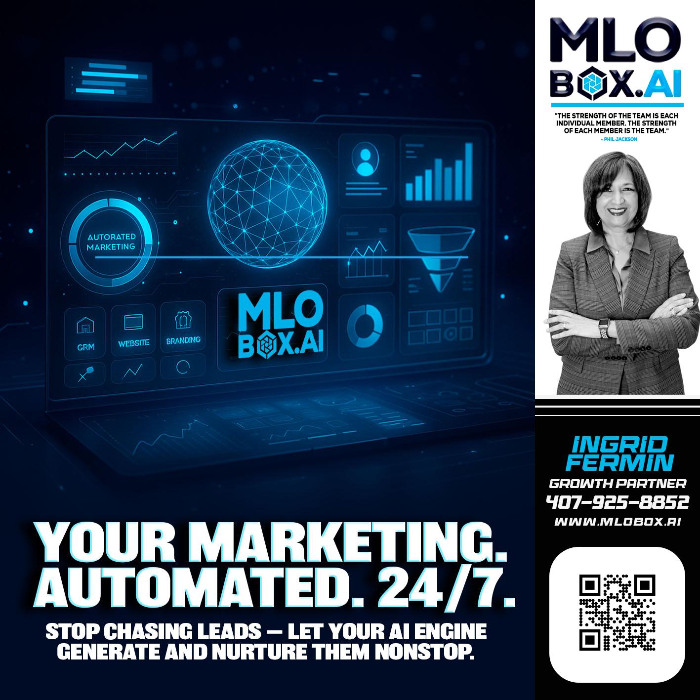 your marketing team - Ingrid Fermin -Loan Originator