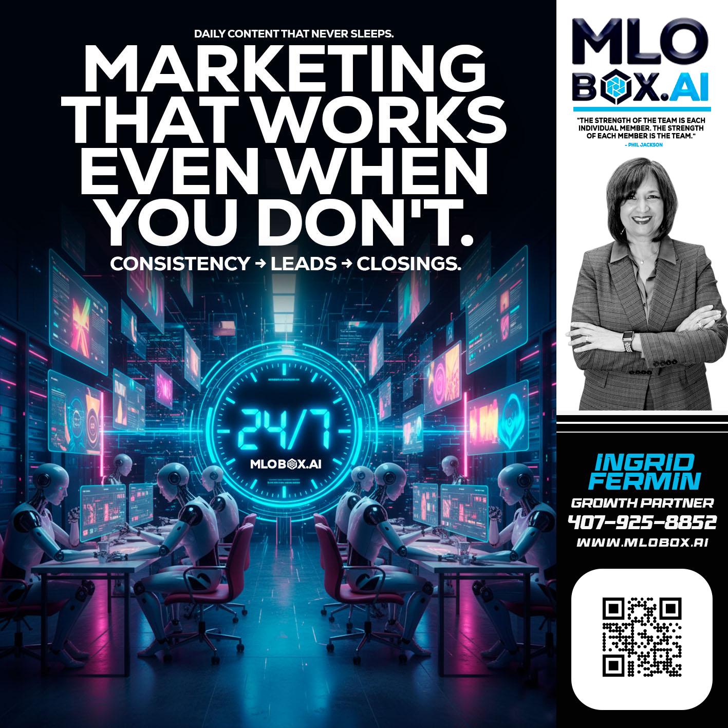MARKETING THAT WORKS - Ingrid Fermin -Loan Originator