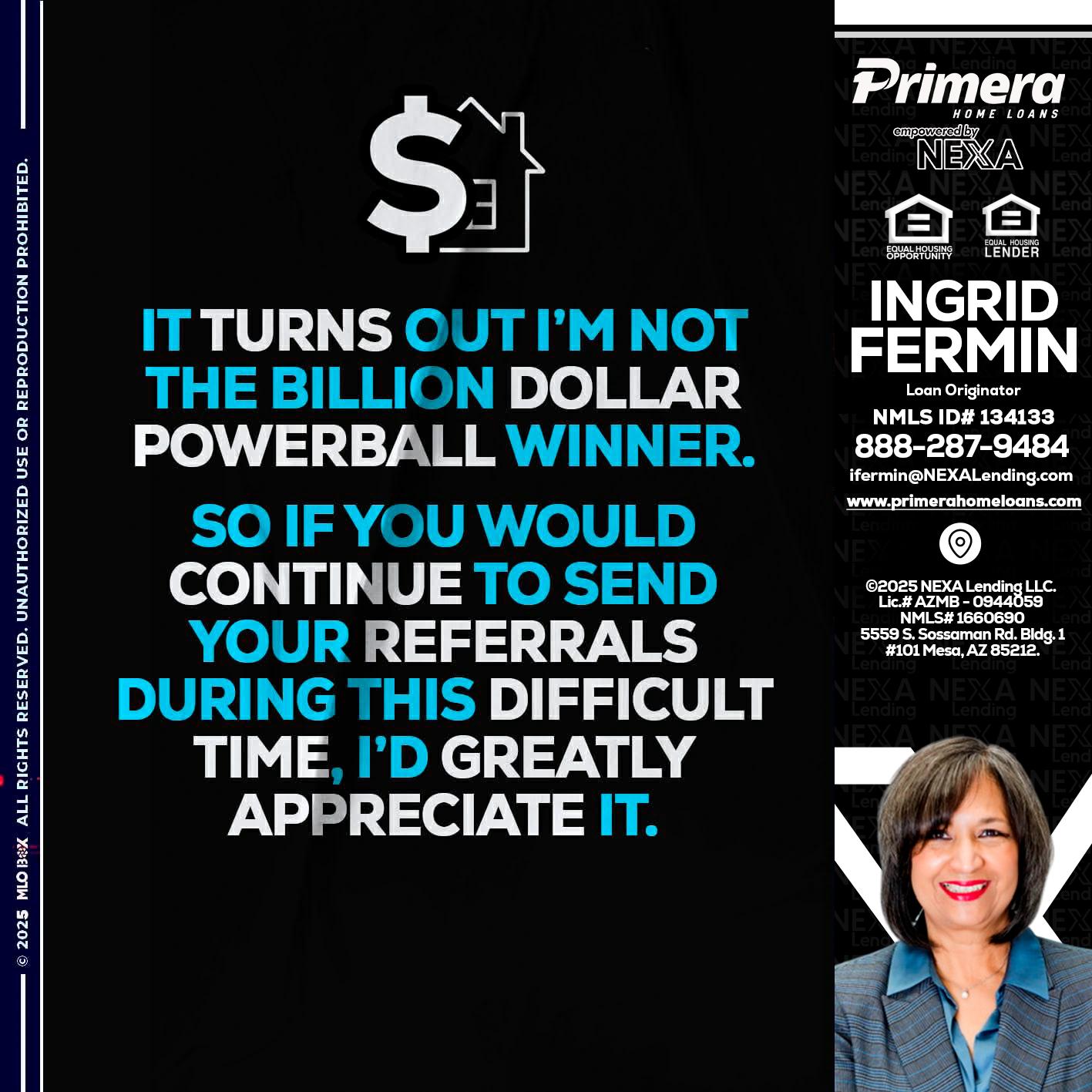 IT TURNS - Ingrid Fermin -Loan Originator
