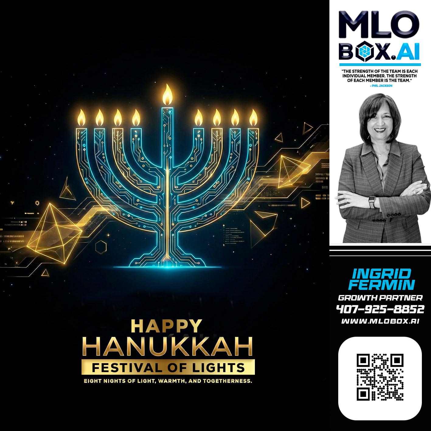 happy Hanukkah - Ingrid Fermin -Loan Originator