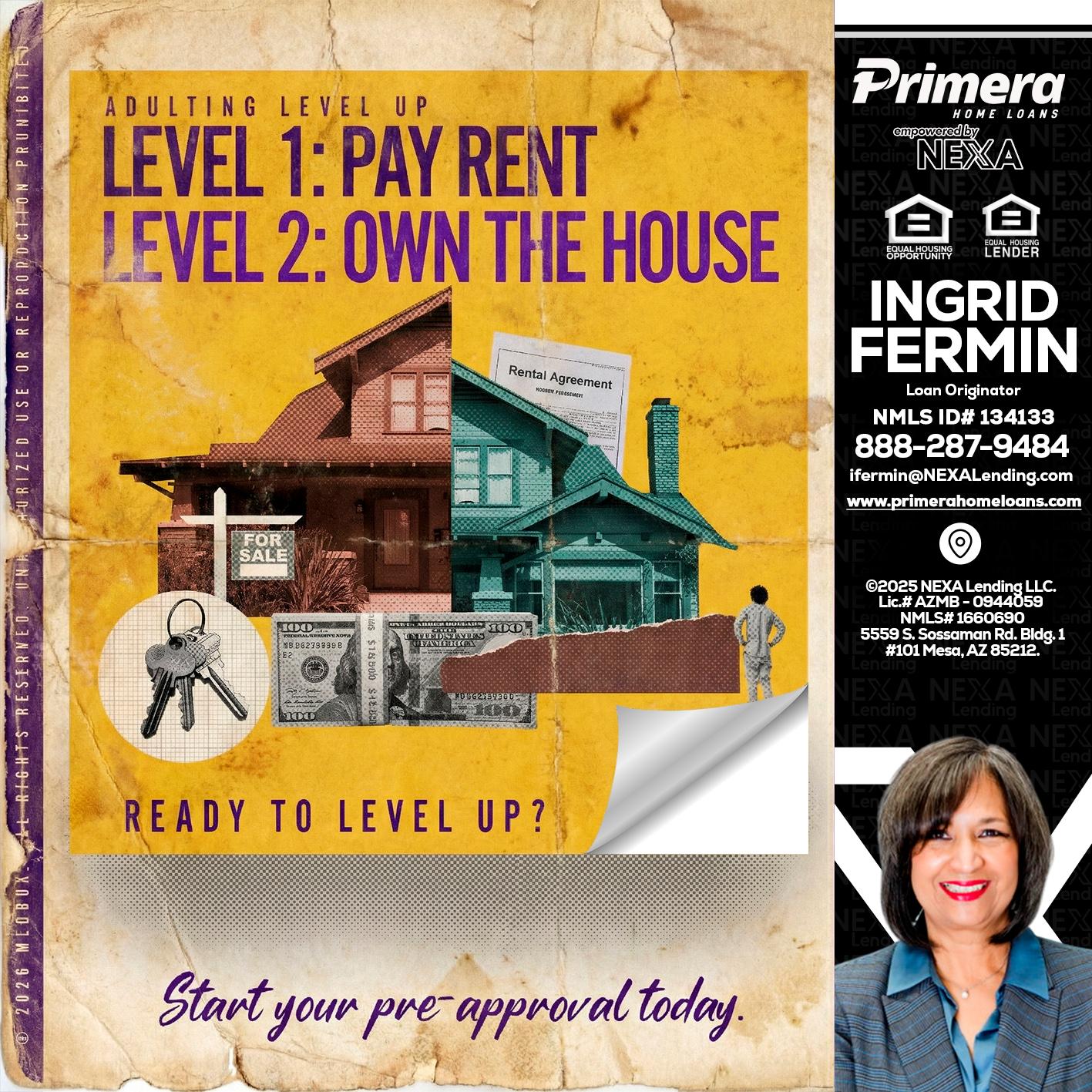 LEVEL 1 - Ingrid Fermin -Loan Originator