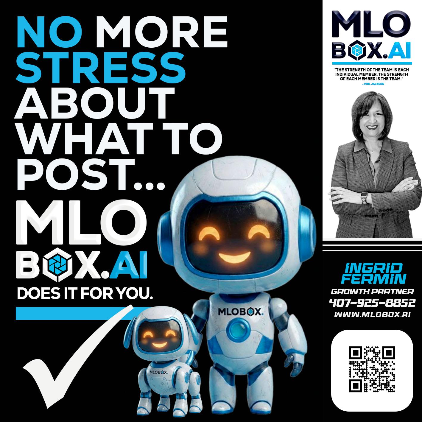NO MORE STRESS - Ingrid Fermin -Loan Originator