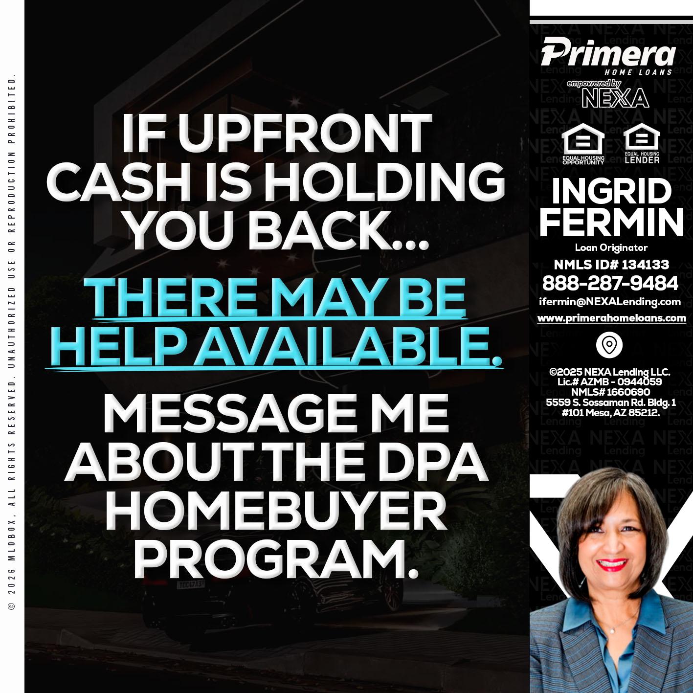 IF UPFRONT - Ingrid Fermin -Loan Originator