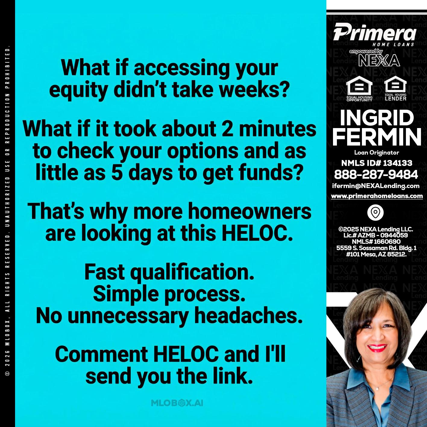 what if - Ingrid Fermin -Loan Originator