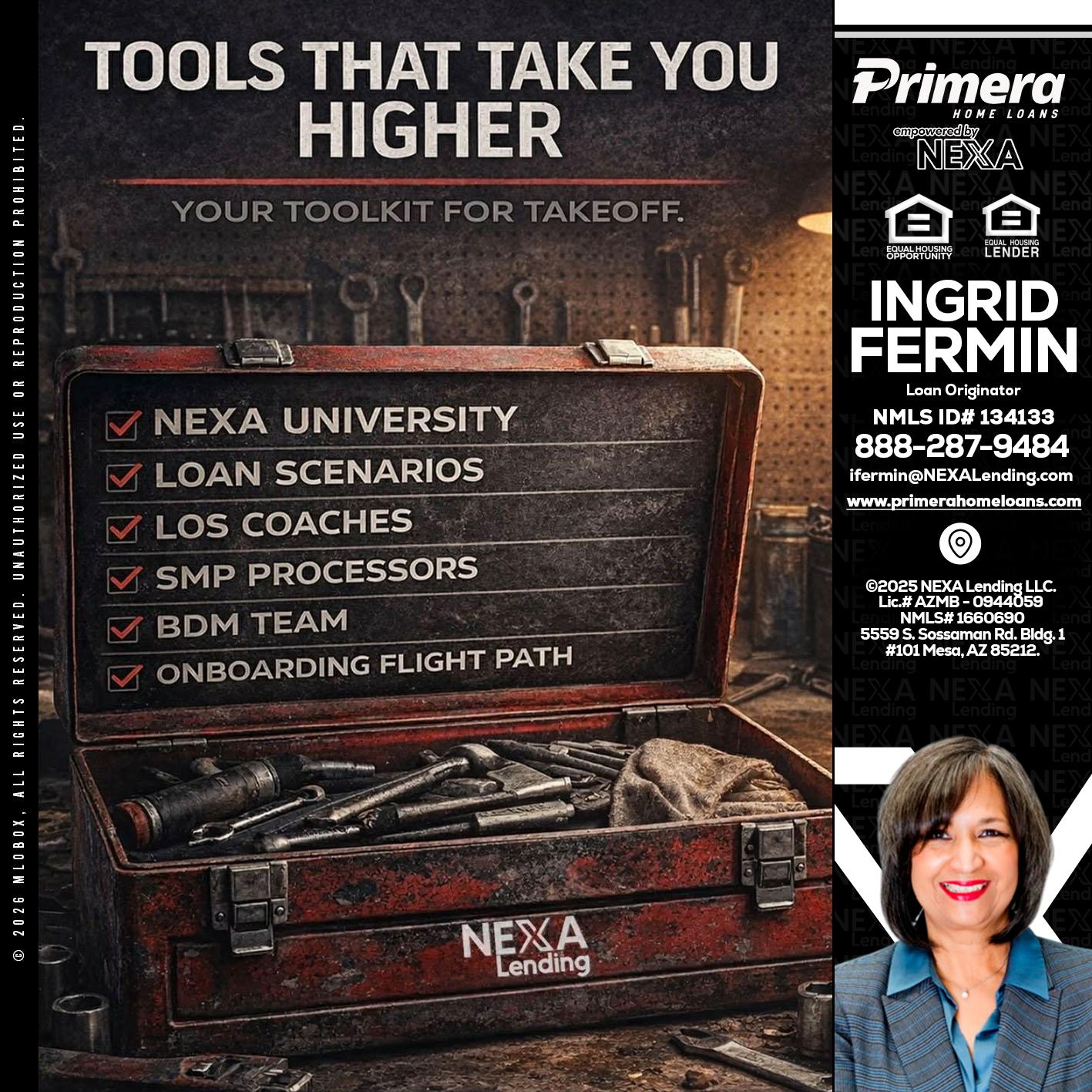 TOOLS THAT - Ingrid Fermin -Loan Originator