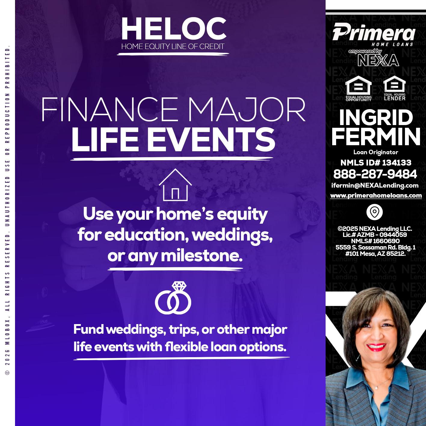 HELOC - Ingrid Fermin -Loan Originator