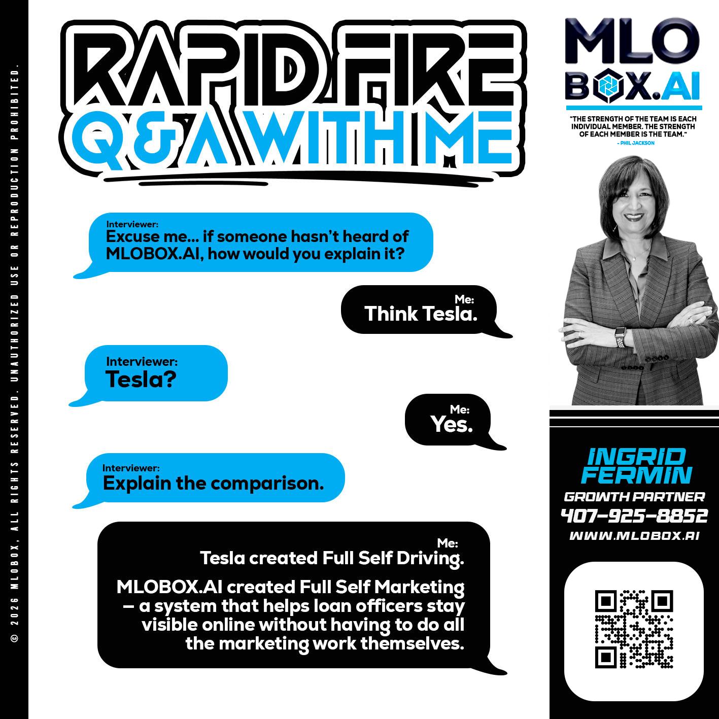 RAPID FIRE Q&A - Ingrid Fermin -Loan Originator