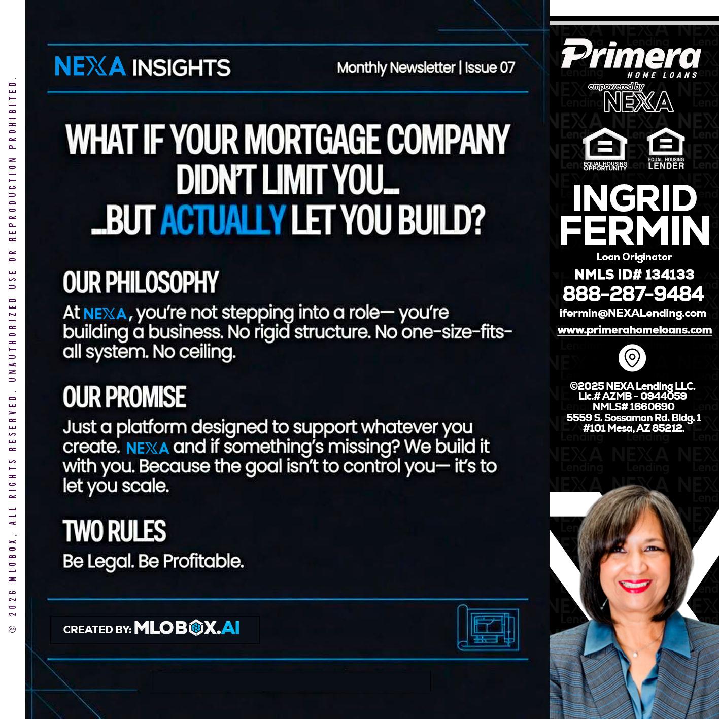 NEXA INSIGHTS - Ingrid Fermin -Loan Originator