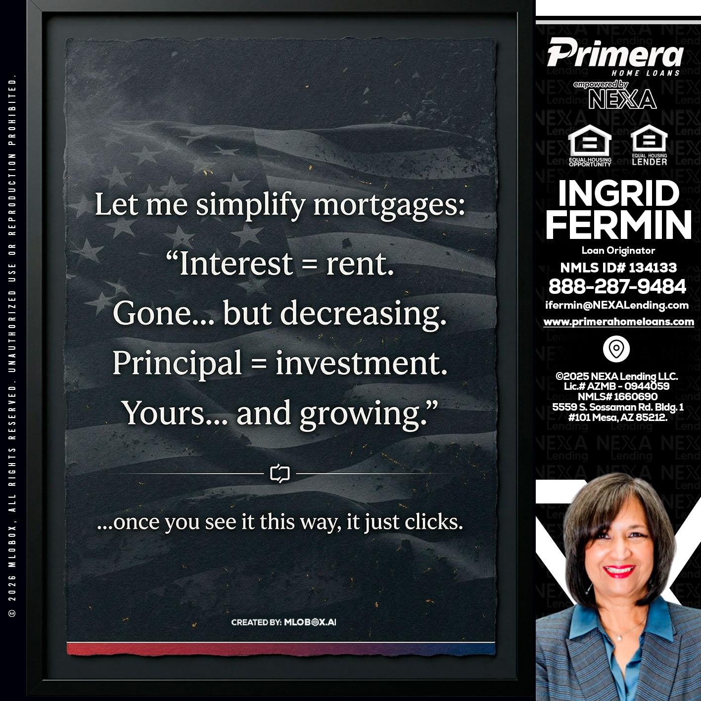 LET ME SIMPLIFY - Ingrid Fermin -Loan Originator