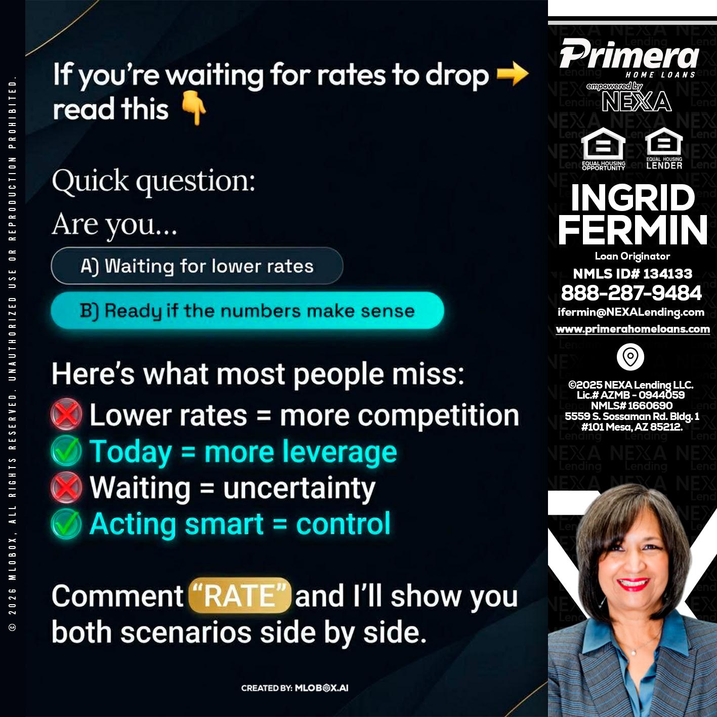 IF YOU ARE - Ingrid Fermin -Loan Originator
