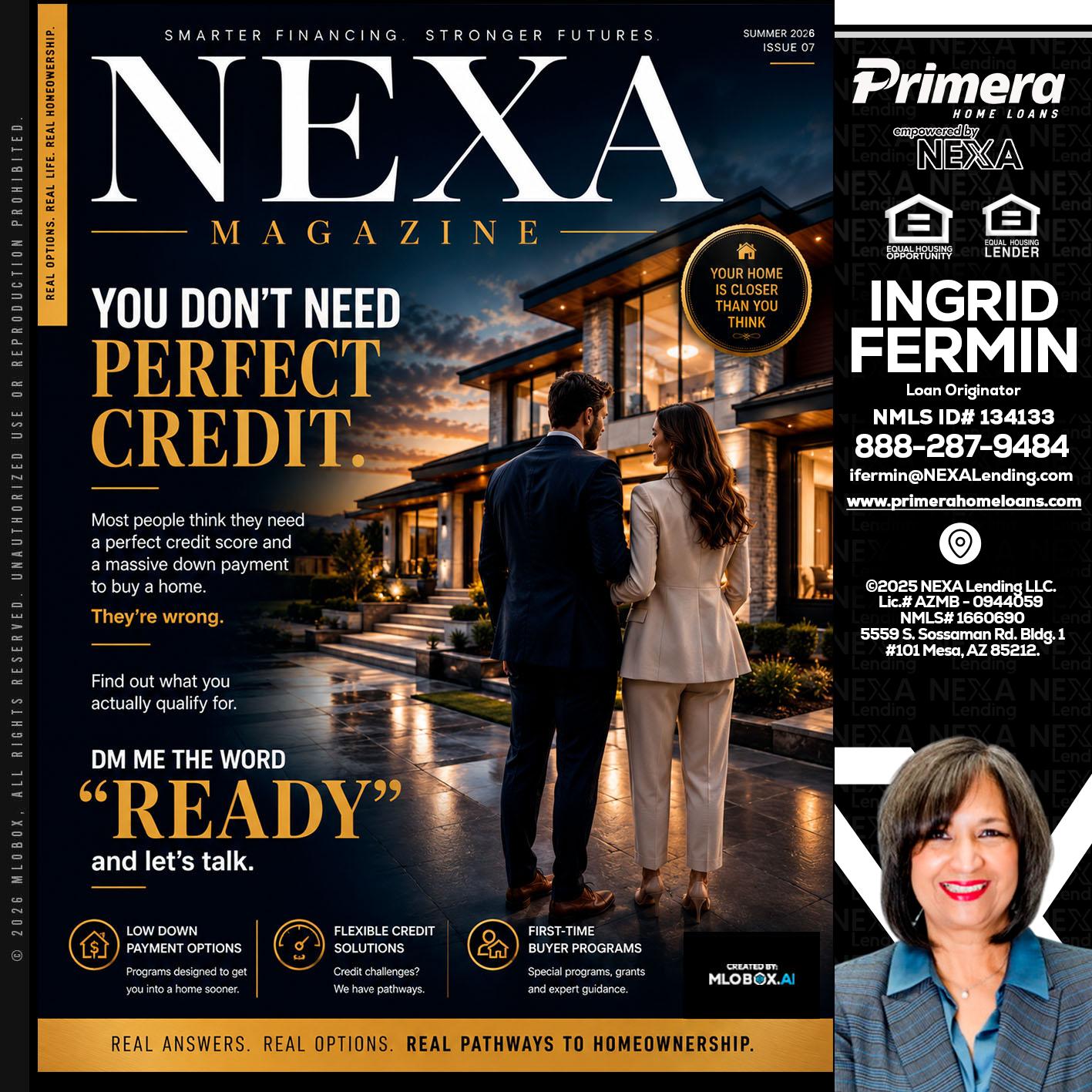 NEXA MAGAZINE - Ingrid Fermin -Loan Originator