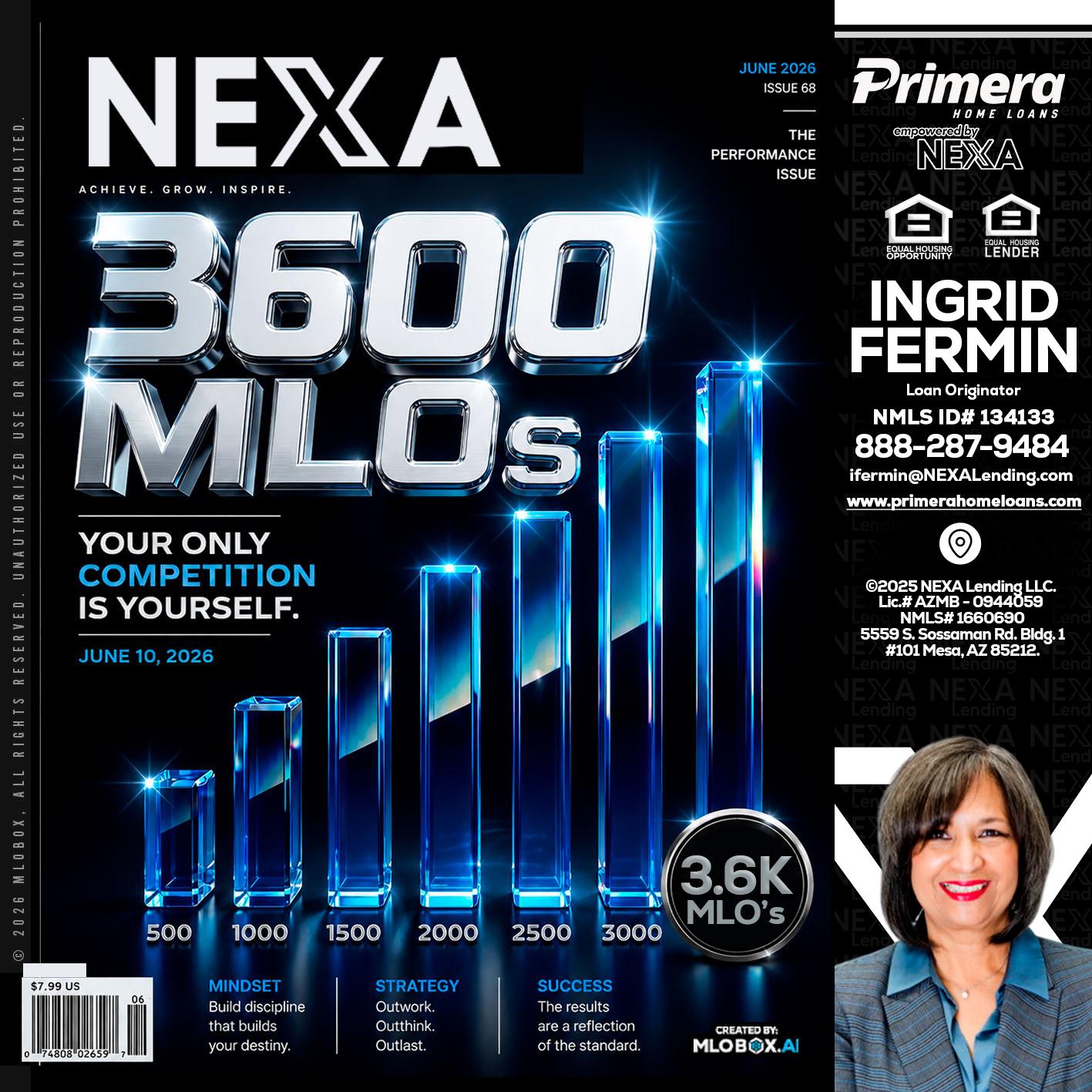 3600 MLOs - Ingrid Fermin -Loan Originator