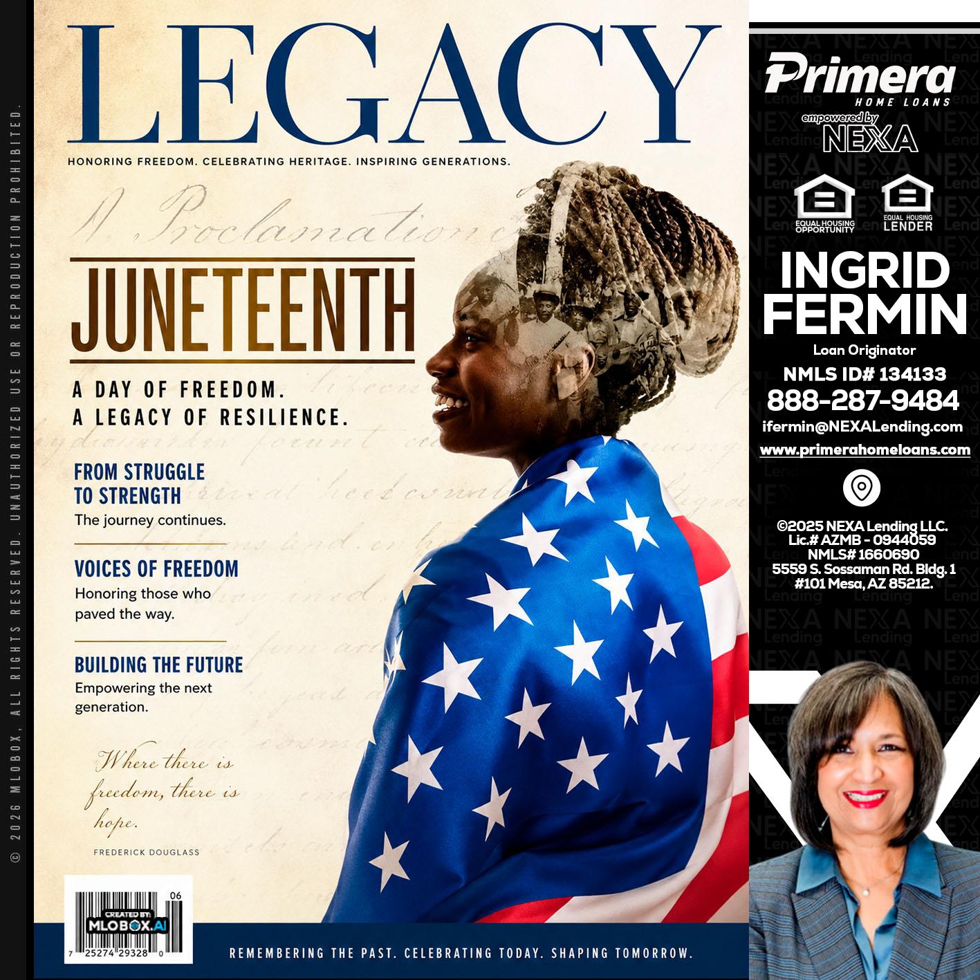LEGACY - Ingrid Fermin -Loan Originator