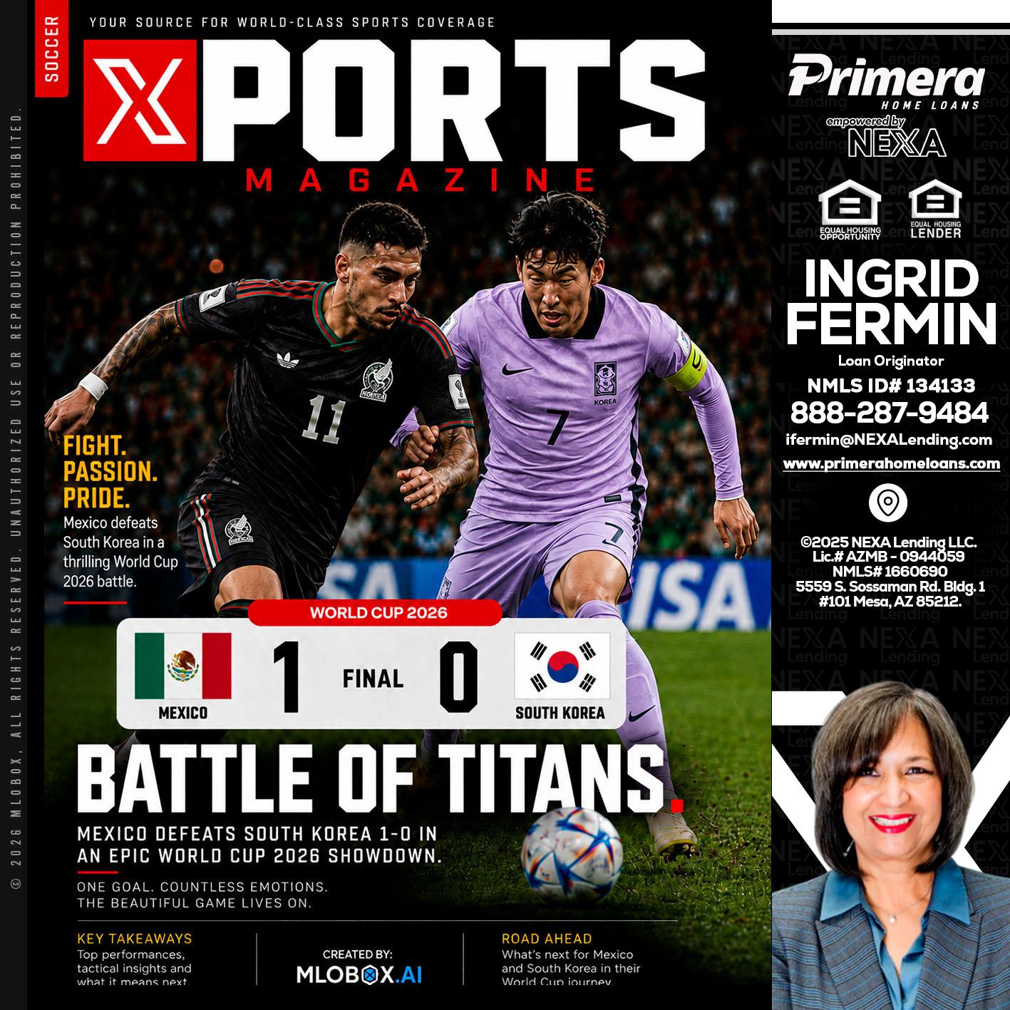 XPORTS MAGAZINE - Ingrid Fermin -Loan Originator