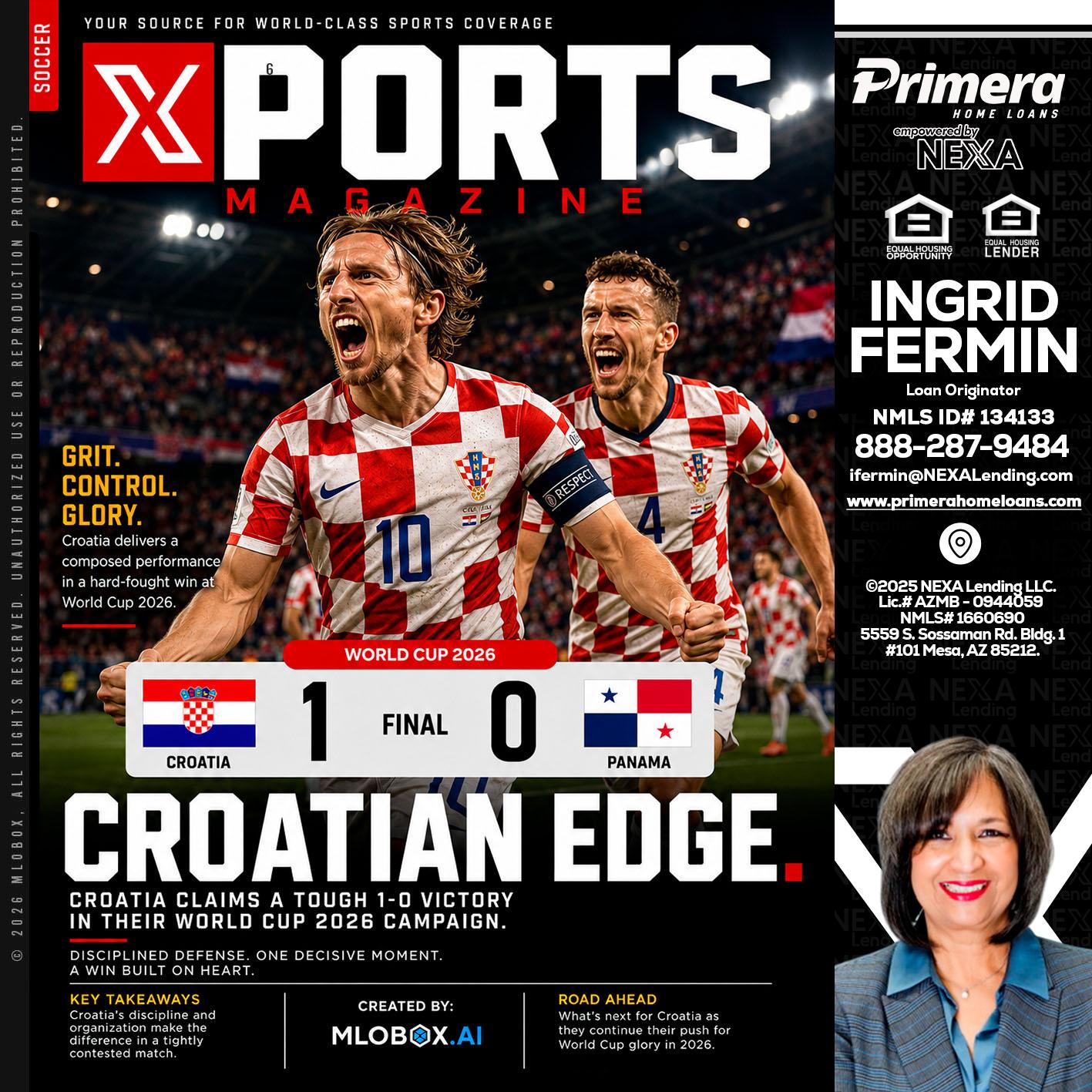 CROATIA 1-0 PANAMA - Ingrid Fermin -Loan Originator