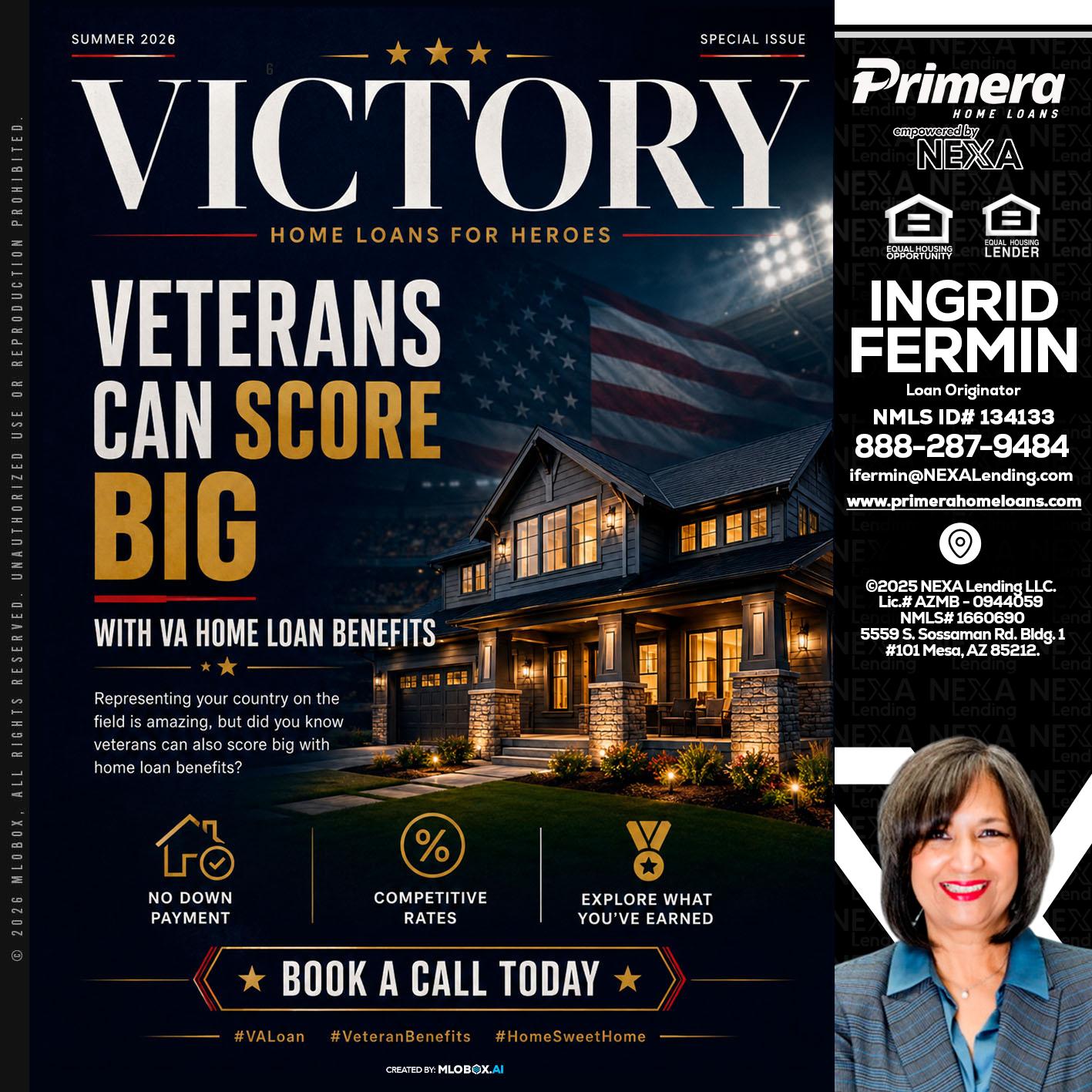 VICTORY - Ingrid Fermin -Loan Originator