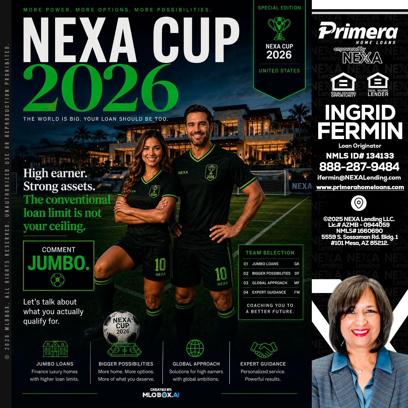 NEXA CUP 2026 - Ingrid Fermin -Loan Originator