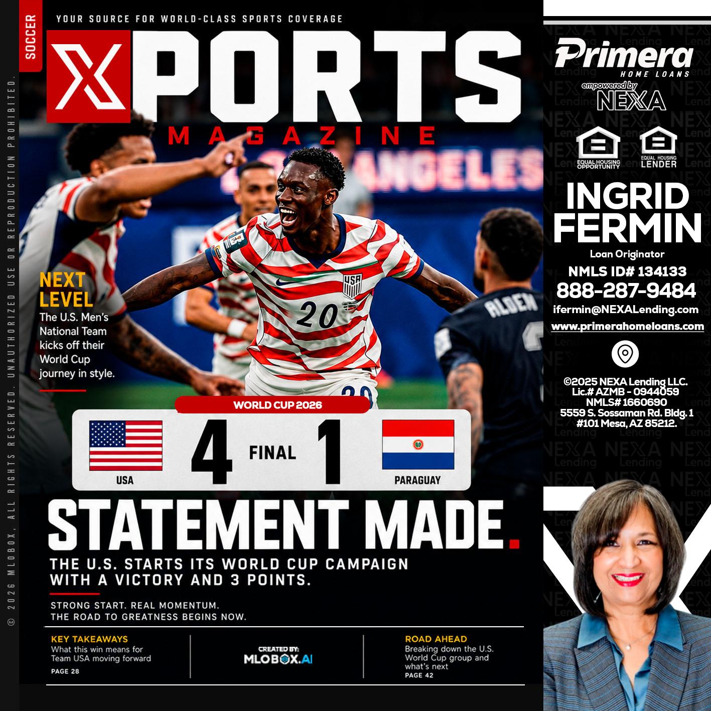 XPORTS - Ingrid Fermin -Loan Originator
