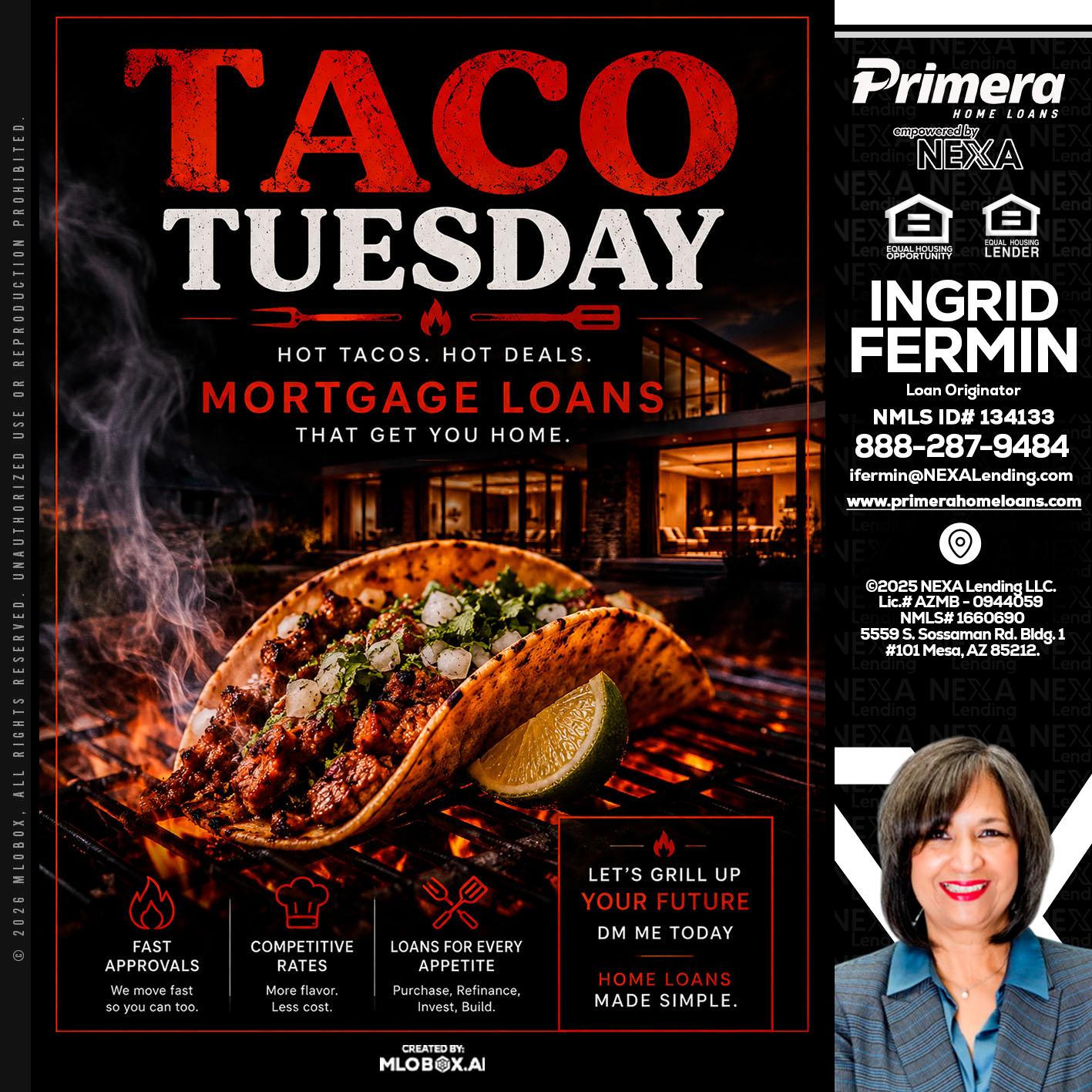 TACO TUESDAY - Ingrid Fermin -Loan Originator