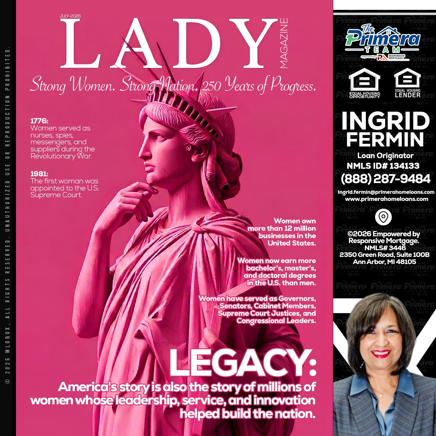 LADY LIBERTY! - Ingrid Fermin -Loan Originator