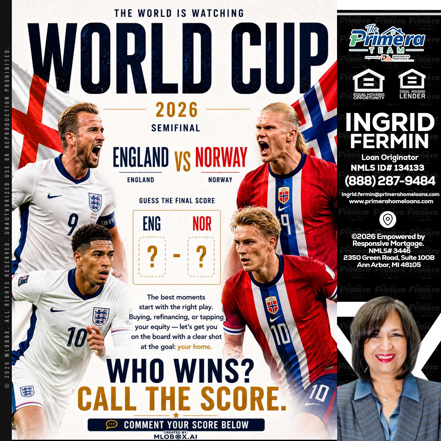 WORLD CUP 2026 - Ingrid Fermin -Loan Originator