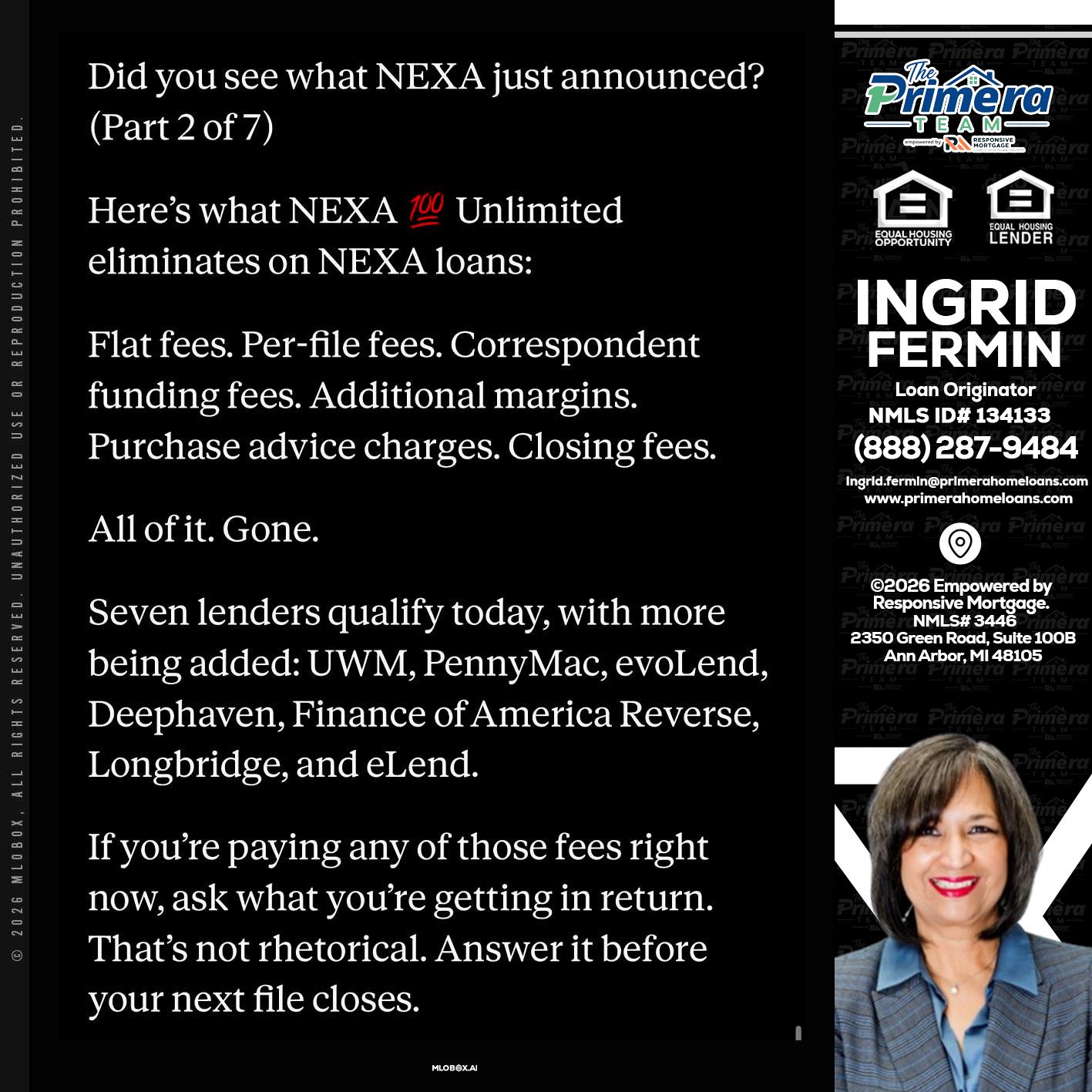 2 OF 7 - Ingrid Fermin -Loan Originator