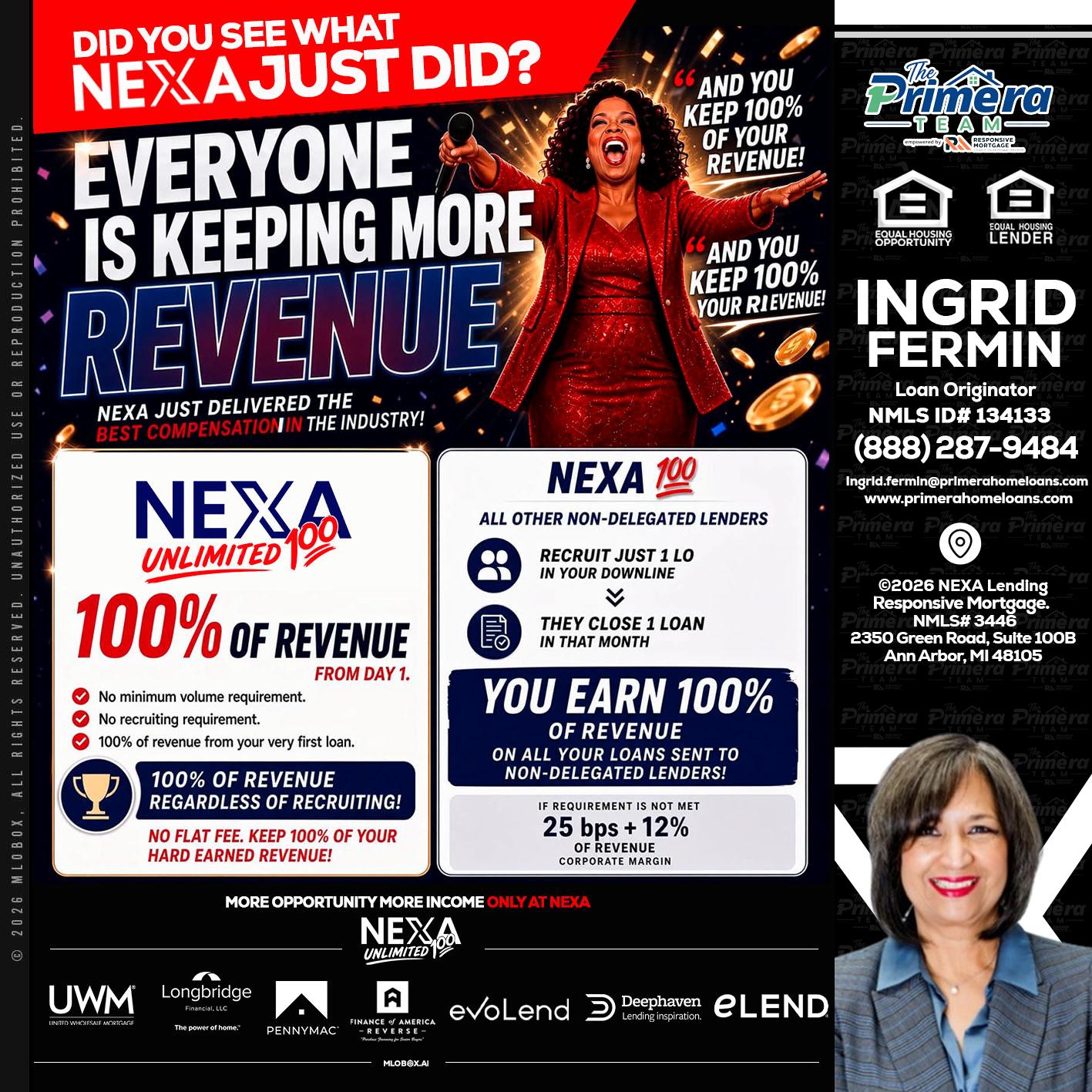 EVERYONE IS KEEPING - Ingrid Fermin -Loan Originator
