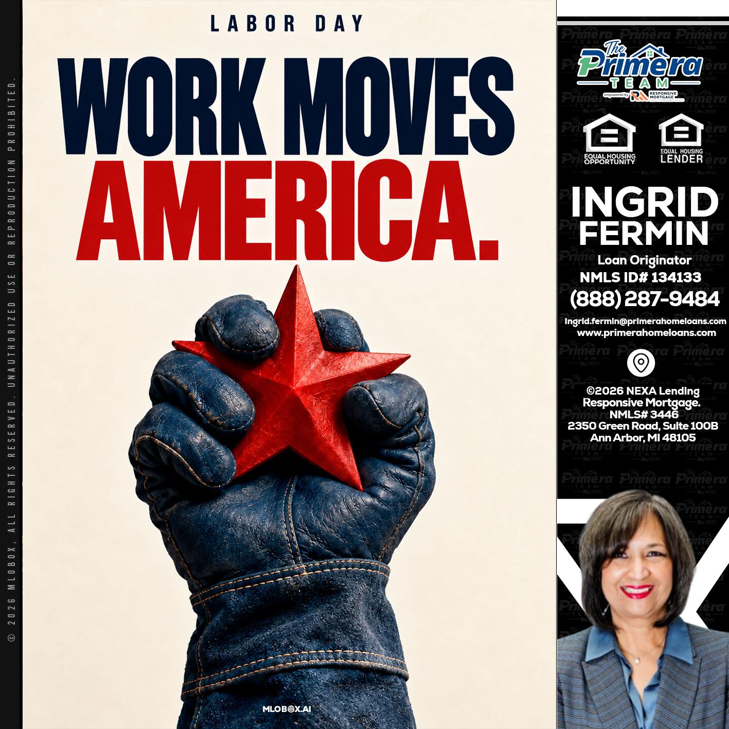 WORKS MOVES AMERICA - Ingrid Fermin -Loan Originator